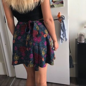 American apparel wrap skirt